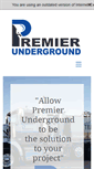 Mobile Screenshot of premierunderground.com